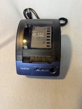 Brother P-Touch QL-550 Thermal Label Printer w/ Power Cable & USB